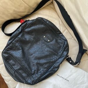 Balenciaga Motorcross Leather Crossbody Classic Bag